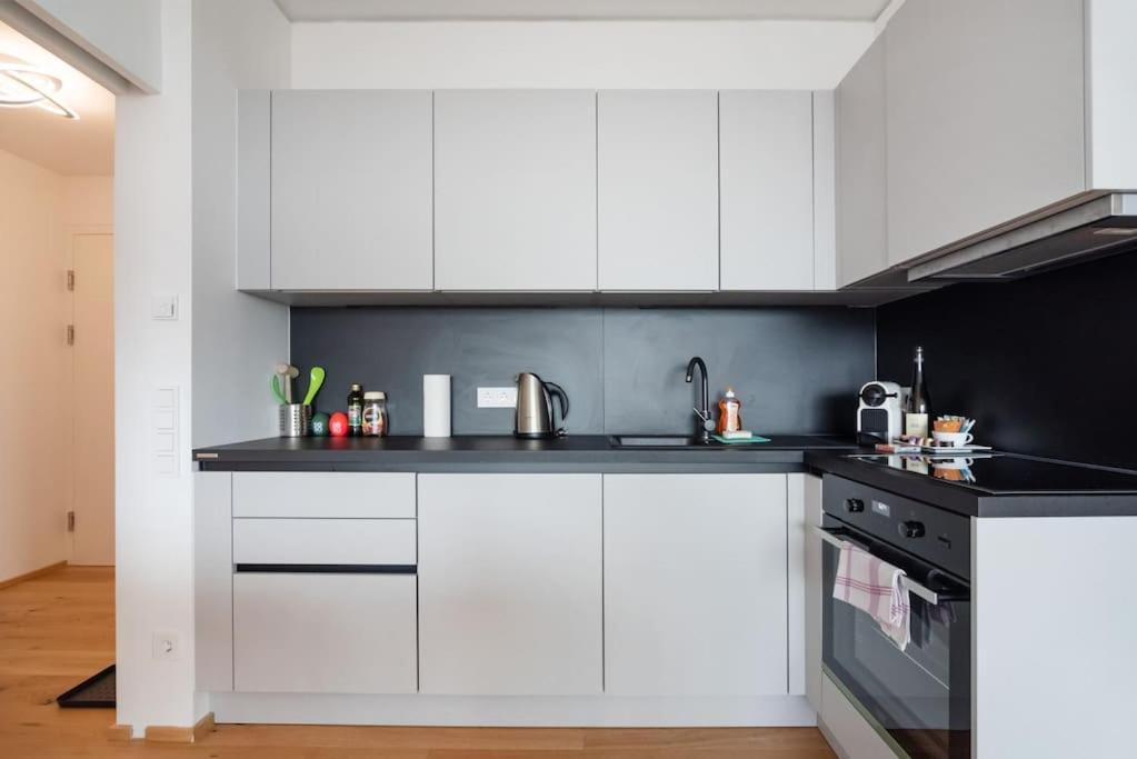 Hoch Hinaus, Neu Und Stilvoll Mit Pool Am Dach Apartment Wina Bagian luar foto